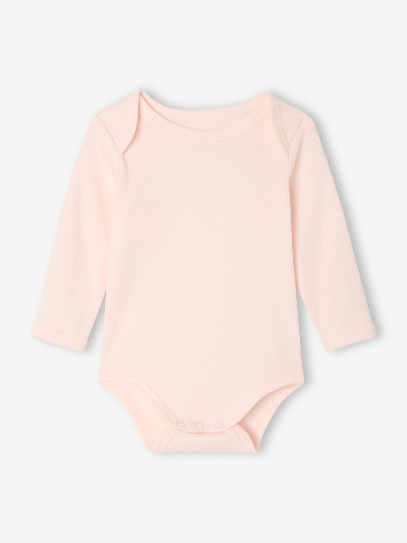 Thumbnail - Bio-Kollektion: 3er-Pack Baby Schlupfbodys mit langen Ärmeln