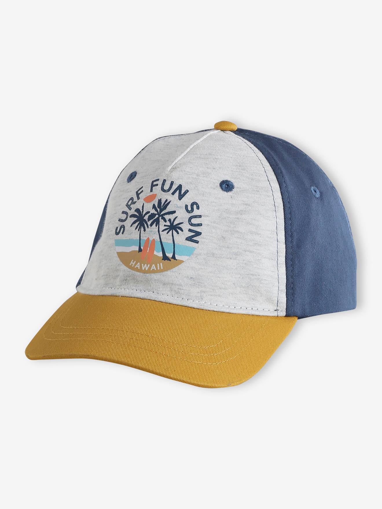 Vertbaudet Jungen Cap Mit Surfer-Motiv Petrol 104/116