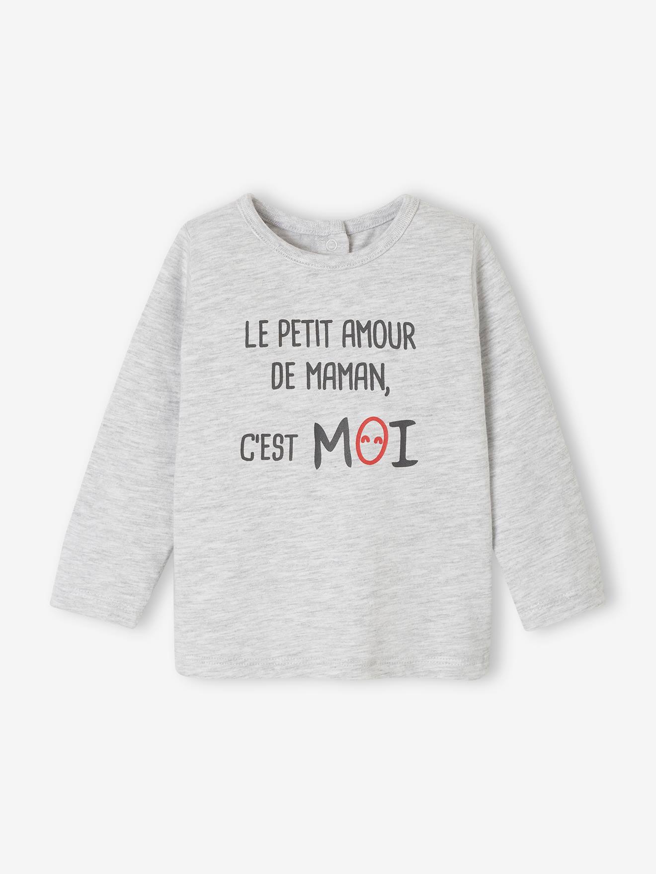Baby Shirt mit Aufschrift Bio-Baumwolle