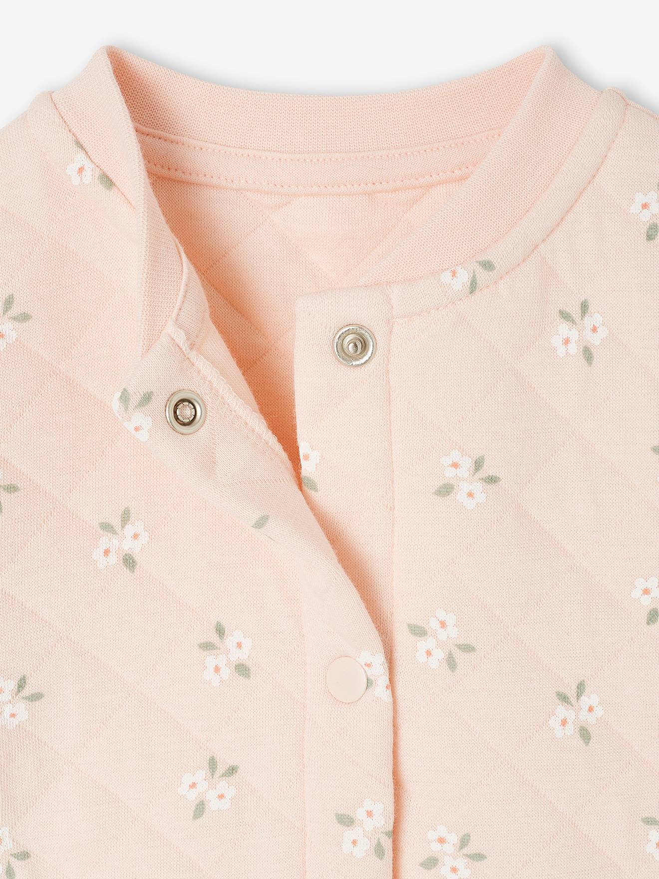 Thumbnail - Gesteppte Baby Übergangsjacke mit Blumenprint hell