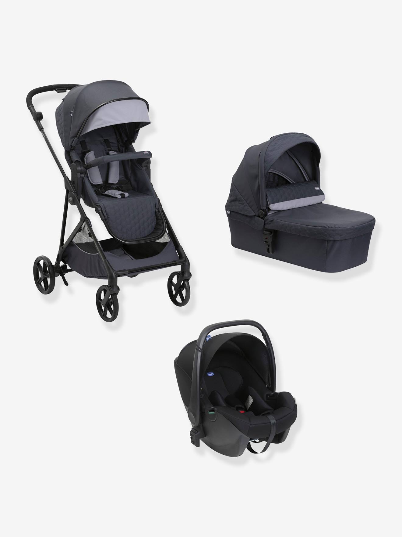 Chicco Kombi Kinderwagen Trio Seety Essential CHICCO in grau