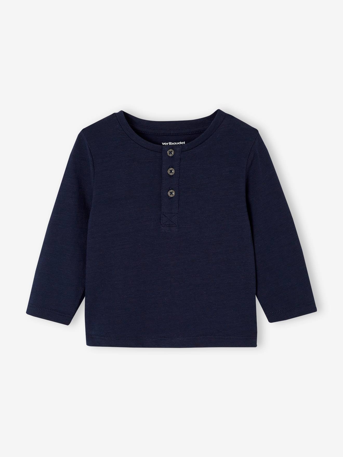 Thumbnail - 2er-Pack Baby Henleyshirts BASIC