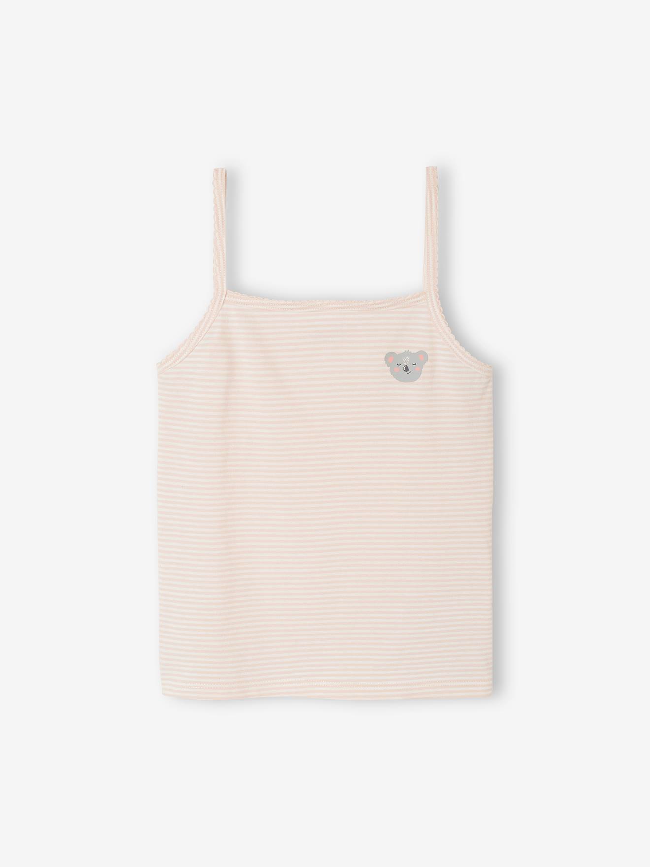 Thumbnail - 3er-Pack Mädchen Unterhemden aus Baumwolle