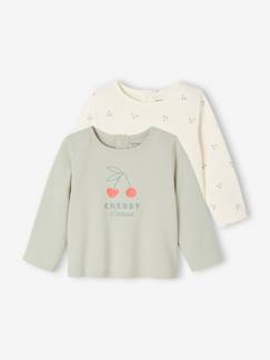 Babymode-Shirts & Rollkragenpullover-2er-Pack Baby Shirts mit Print BASIC Oeko-Tex