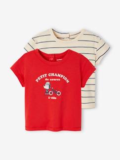Babymode-Shirts & Rollkragenpullover-2er-Pack Baby T-Shirts BASIC