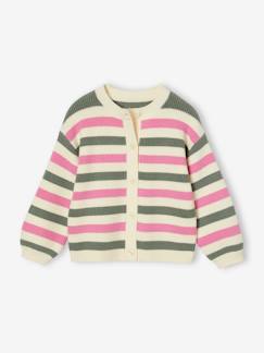 Maedchenkleidung-Flauschige Mädchen Strickjacke