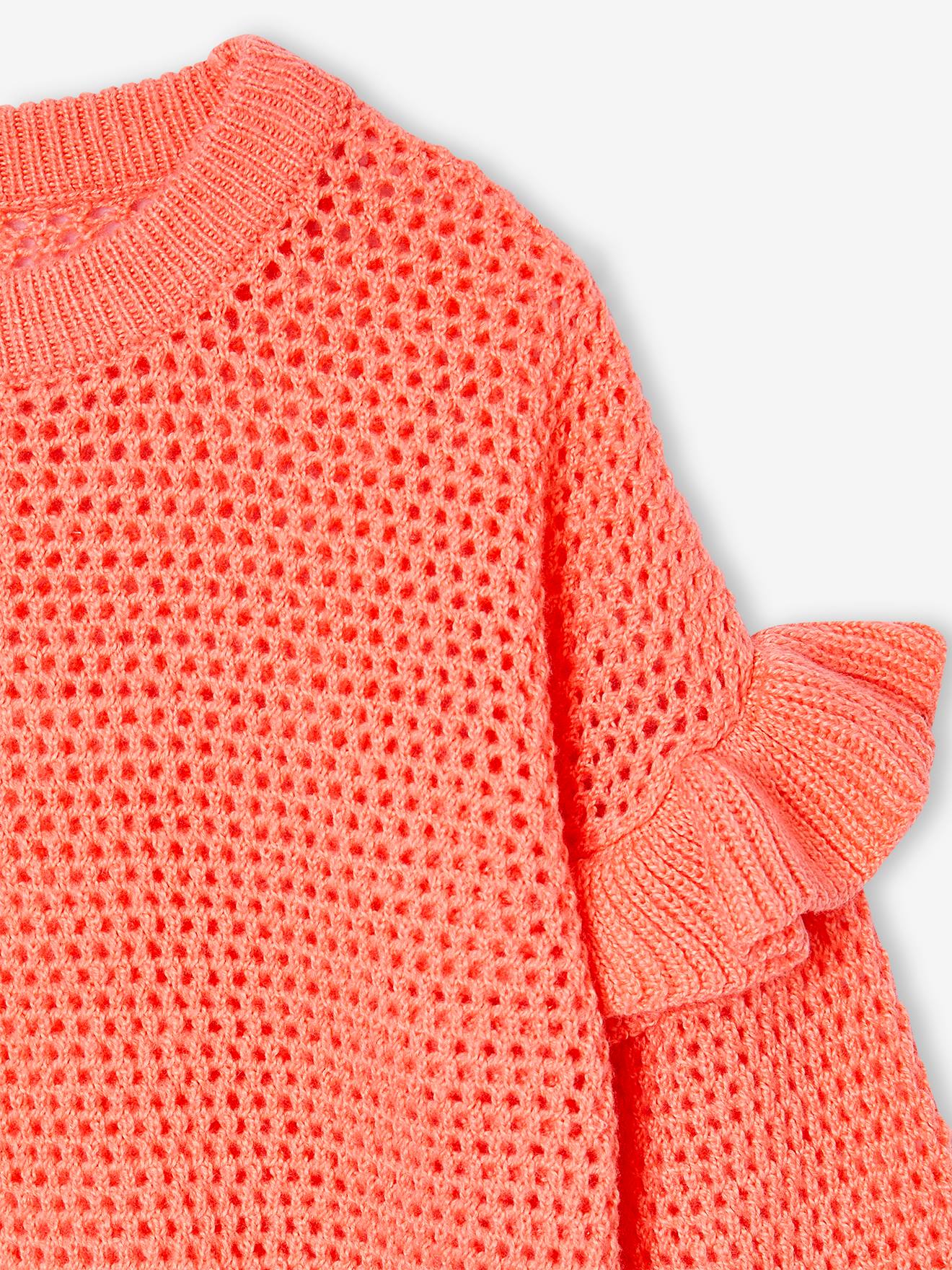 Thumbnail - Mädchen Pullover mit Volants