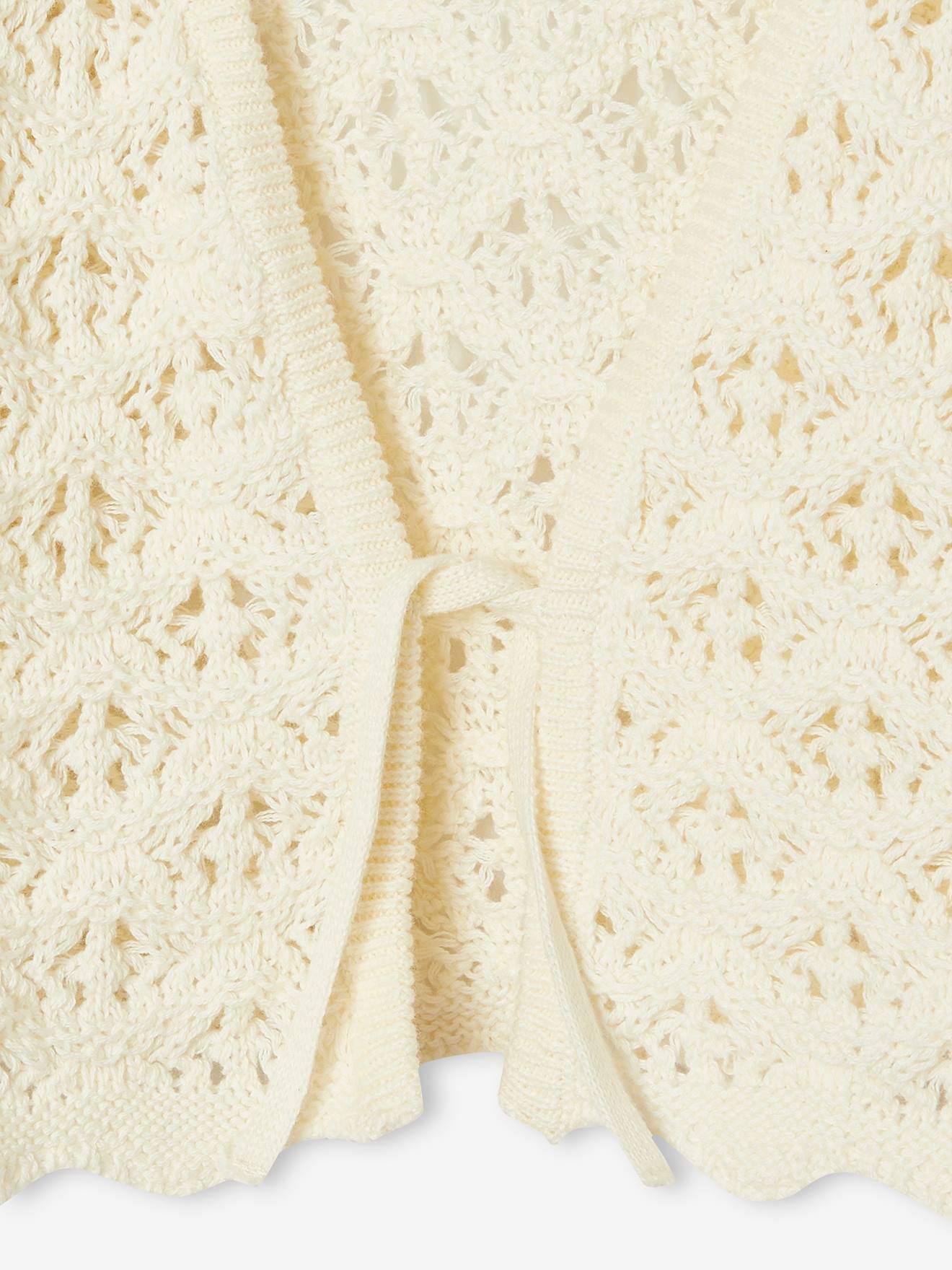 Thumbnail - Gehäkelter Mädchen Cardigan