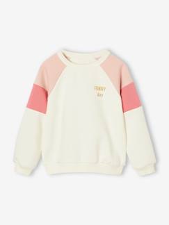 Maedchenkleidung-Pullover, Strickjacken & Sweatshirts-Mädchen Colorblock-Sweatshirt mit Recycling-Polyester