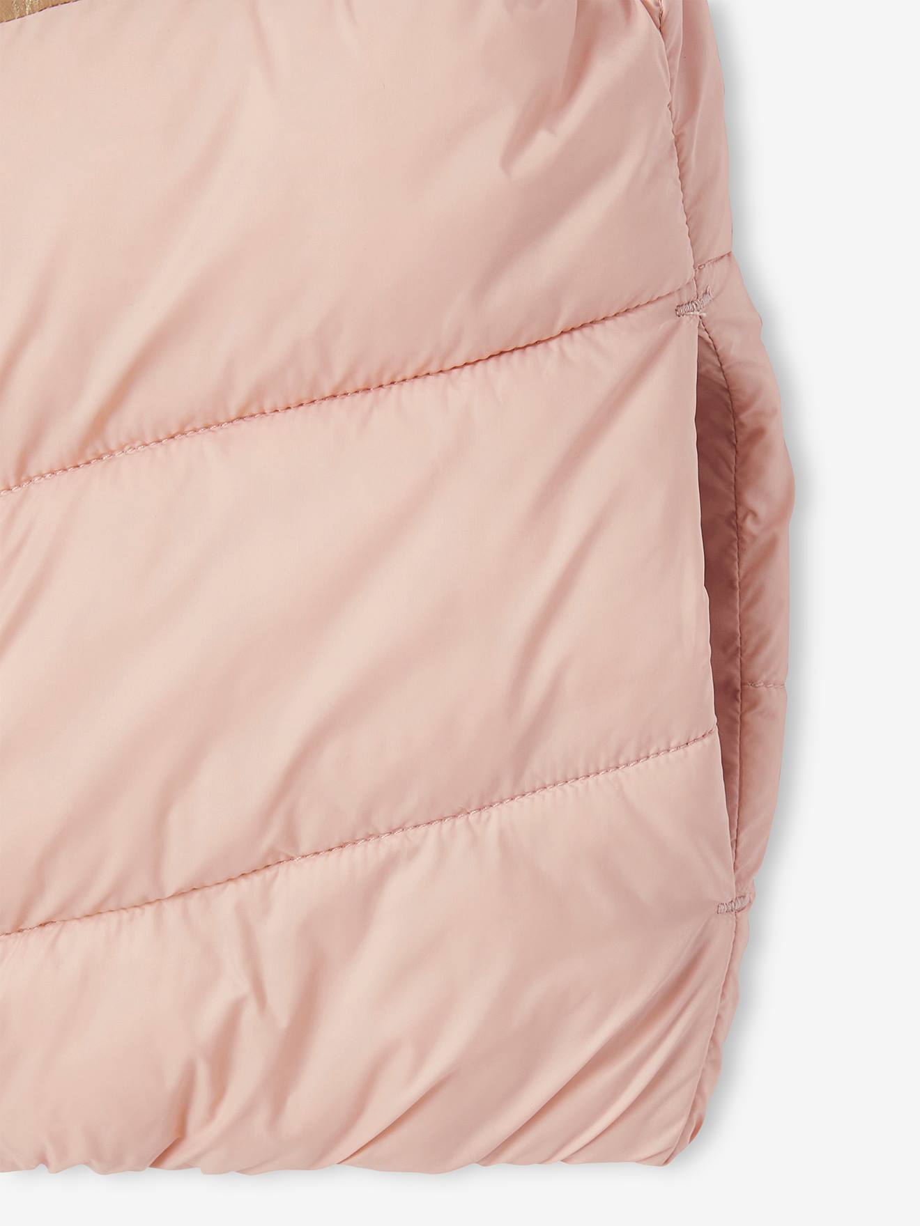 Thumbnail - Colorblock-Steppweste Mädchen mit Recycling-Polyester