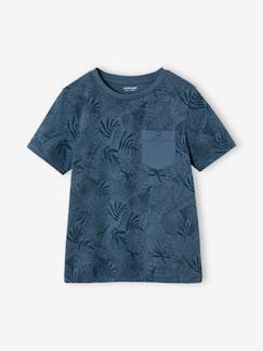 Jungenkleidung-Jungen T-Shirt, Print und Brusttasche