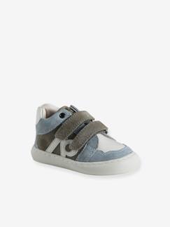 Kinderschuhe-Babyschuhe-Babyschuhe Jungen-Kinder Leder Sneakers mit Klettverschluss