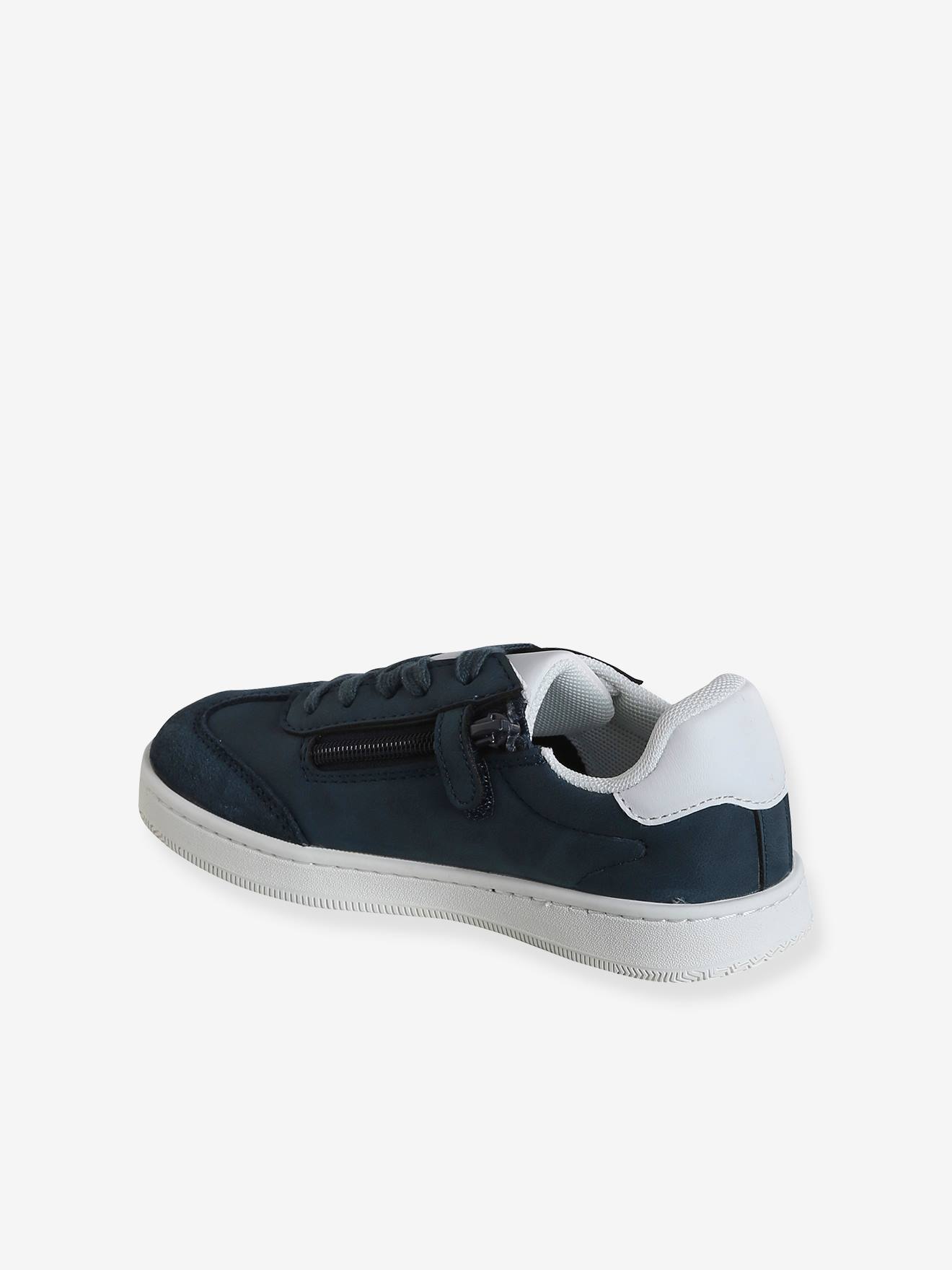 Thumbnail - Zweifarbige Kinder Sneakers mit Reißverschluss