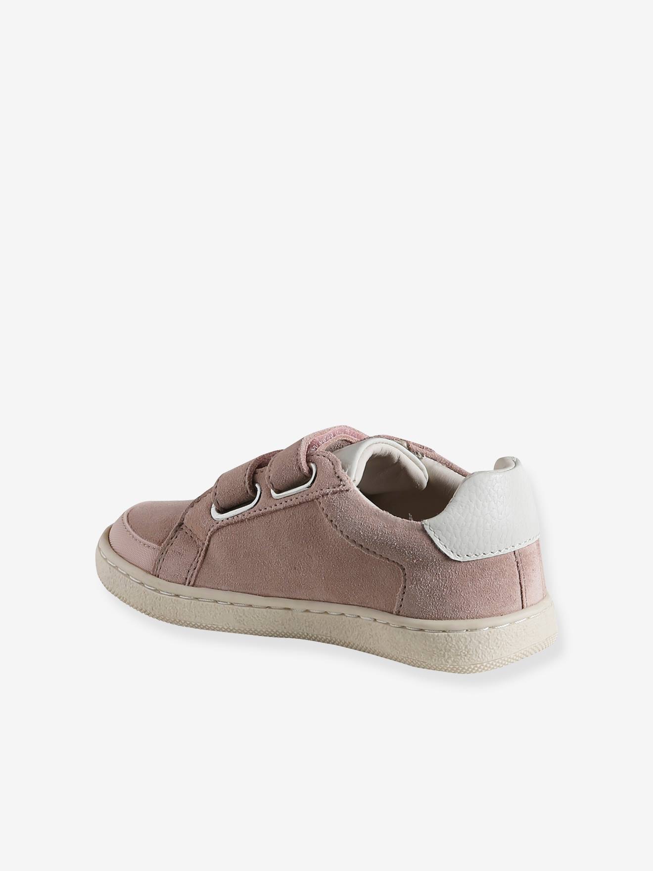 Thumbnail - Kinder Ledersneakers mit Stern und Anziehtrick hell