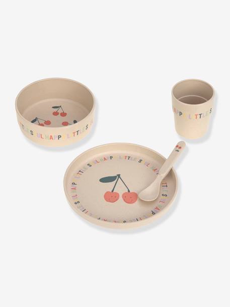 Kinder Esslern-Geschirr LITTLE WATER/GARDEN EXPLORER LÄSSIG beige regenbogen+beige wal+blush+eisblau+graugrün/wald fuchs+orange+rosa/wald hase+rot 6