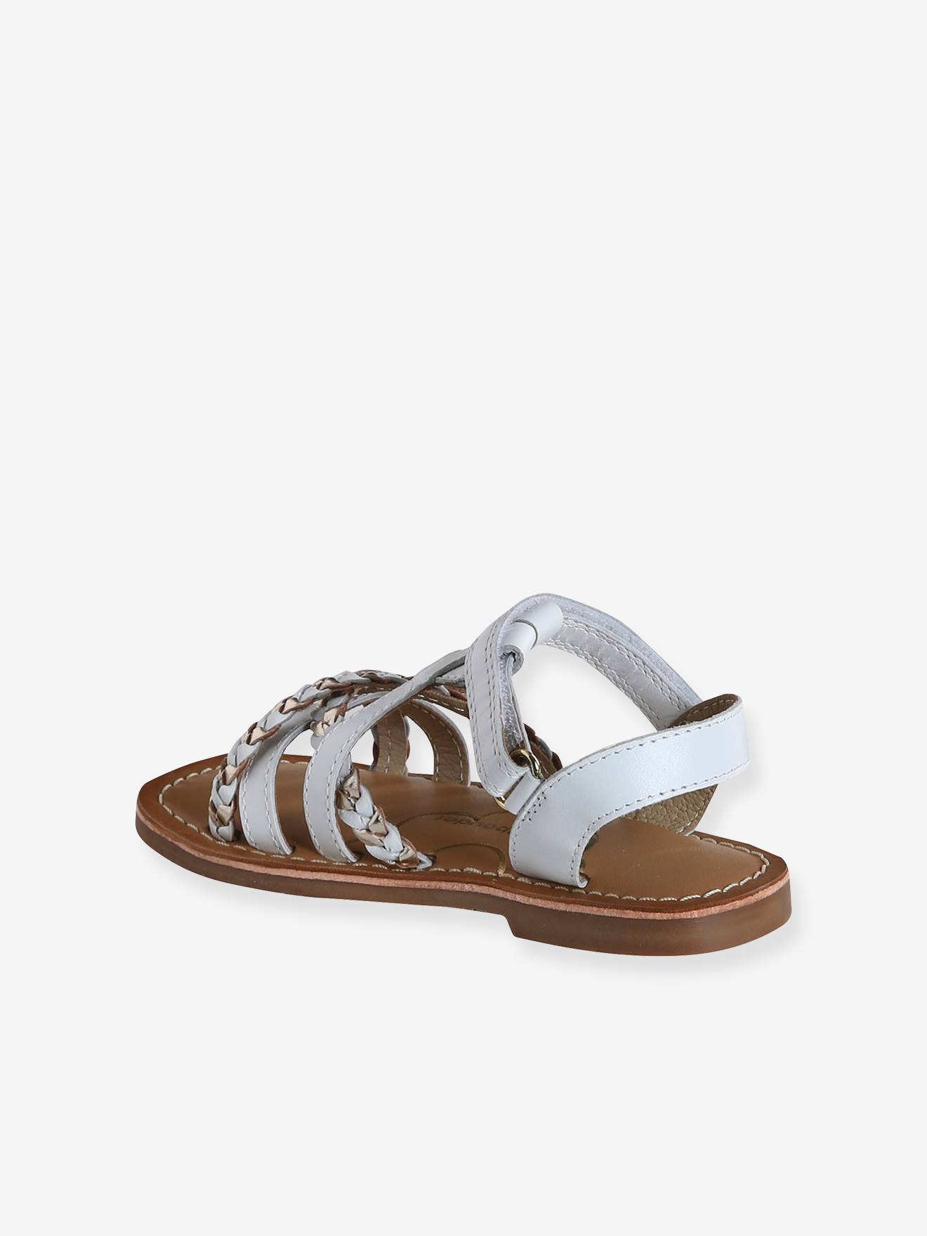 Thumbnail - Kinder Leder-Sandalen mit Anziehtrick