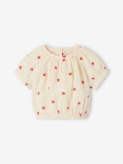 Babymode-Bedruckte Baby Musselin-Bluse