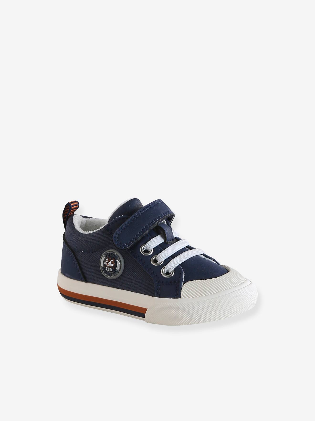 Baby Klett-Sneakers mit Schnürung