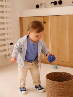 Babymode-Mäntel, Jacken, Overalls & Ausfahrsäcke-Baby Jacke mit Streifen