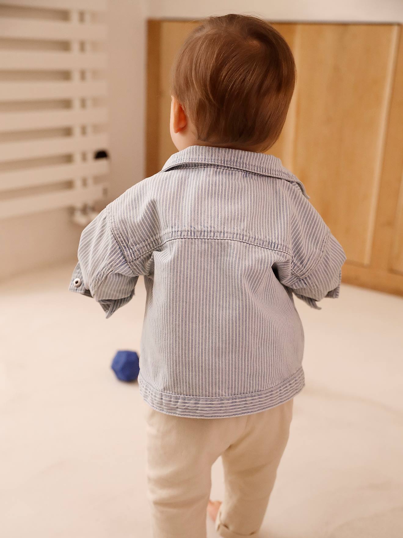 Thumbnail - Baby Jacke mit Streifen