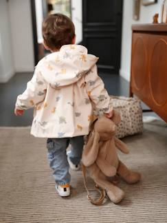 Babymode-Mäntel, Jacken, Overalls & Ausfahrsäcke-Baby Regenjacke mit Kapuze und Dinosauriern