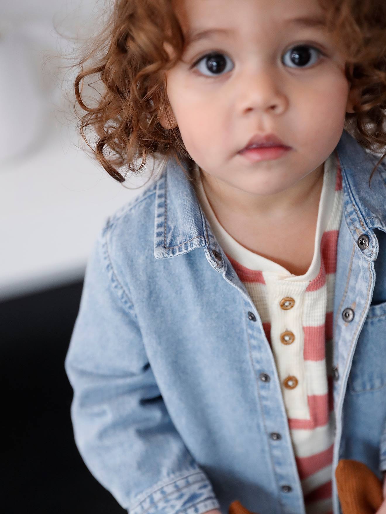 Baby Jeanshemd mit Druckknöpfen