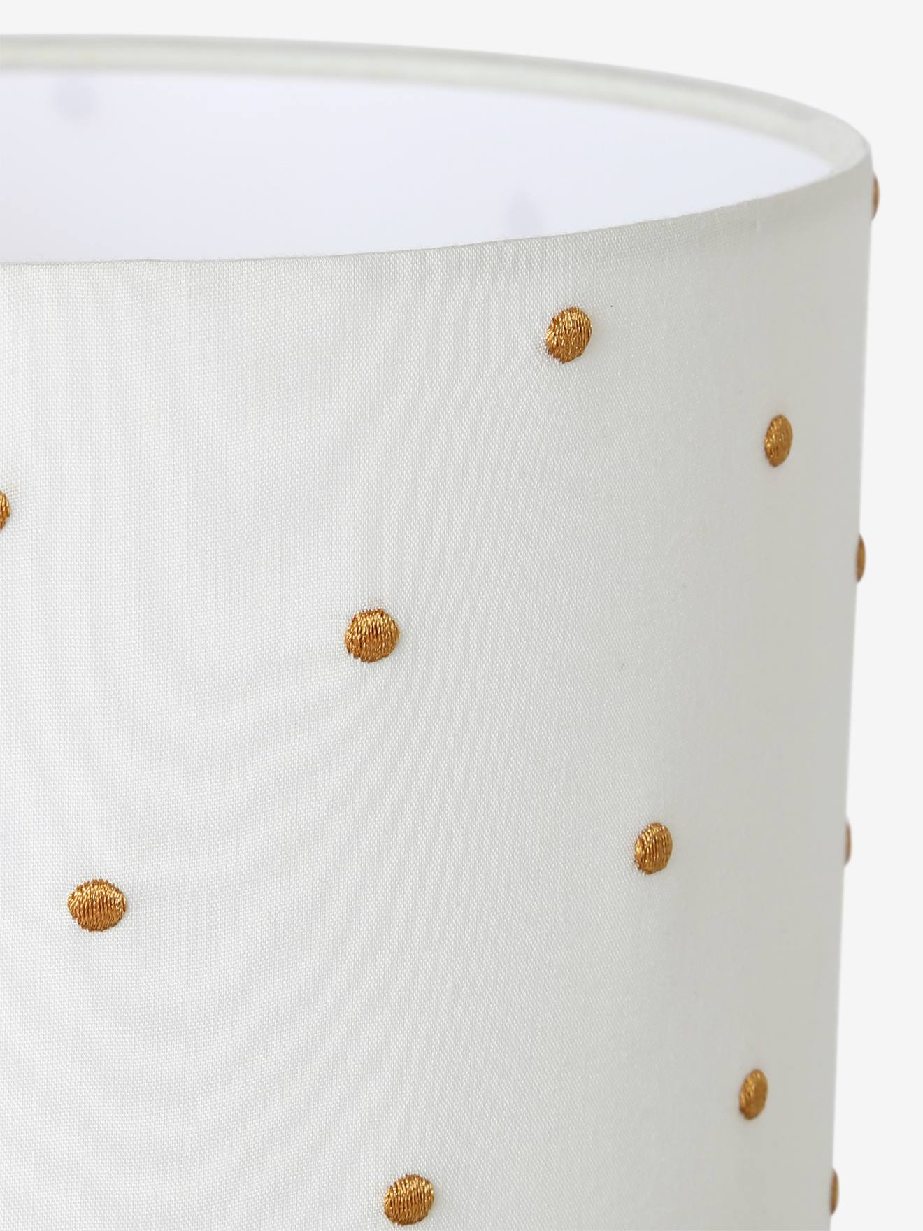 Thumbnail - Nachttischlampe mit Tupfen-Stickerei