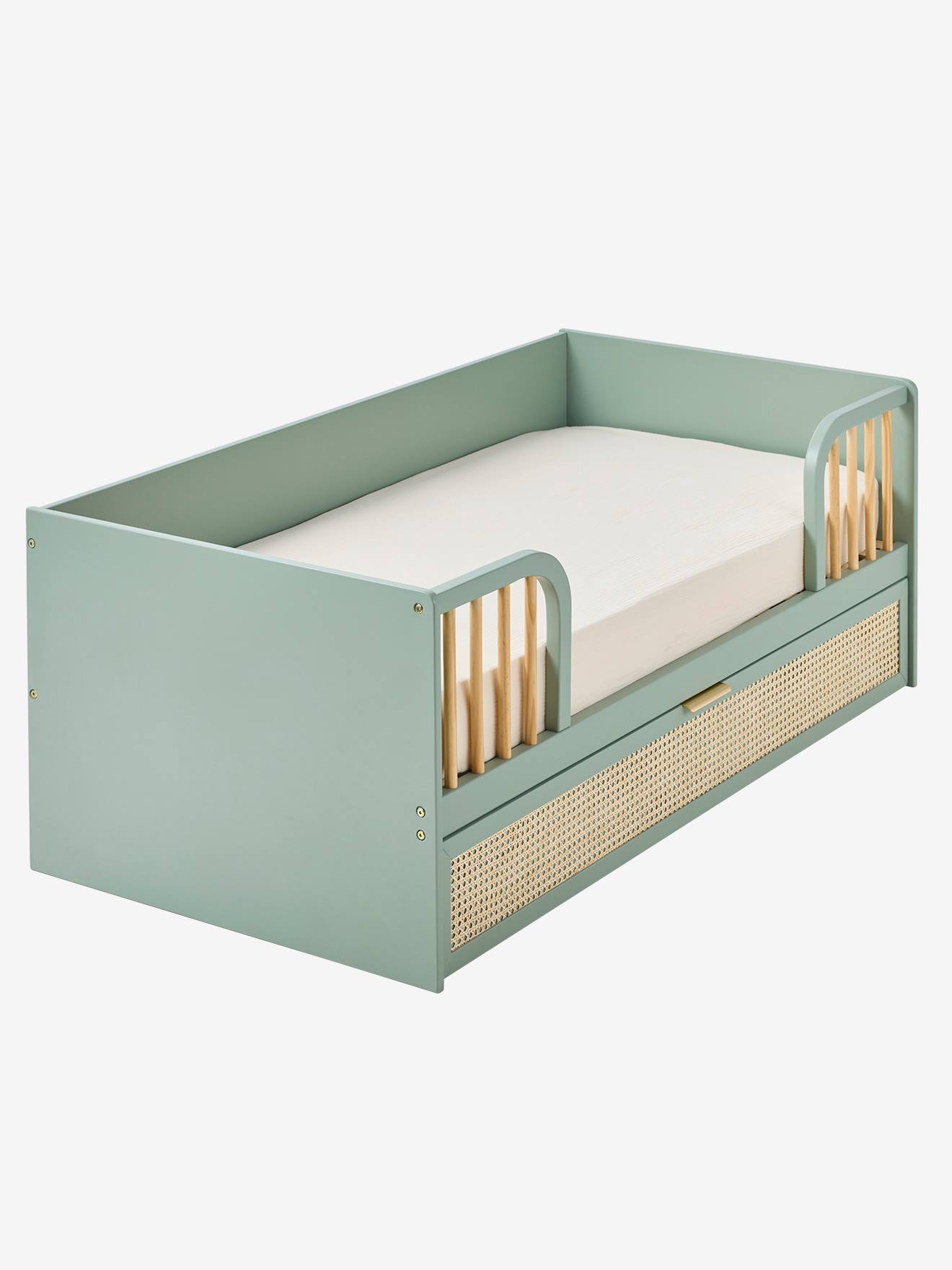 Thumbnail - Babybett POESIE mit Schublade aus Rattan 70x140cm