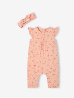 Babymode-Baby-Sets-Mädchen Baby-Set: Overall & Haarband