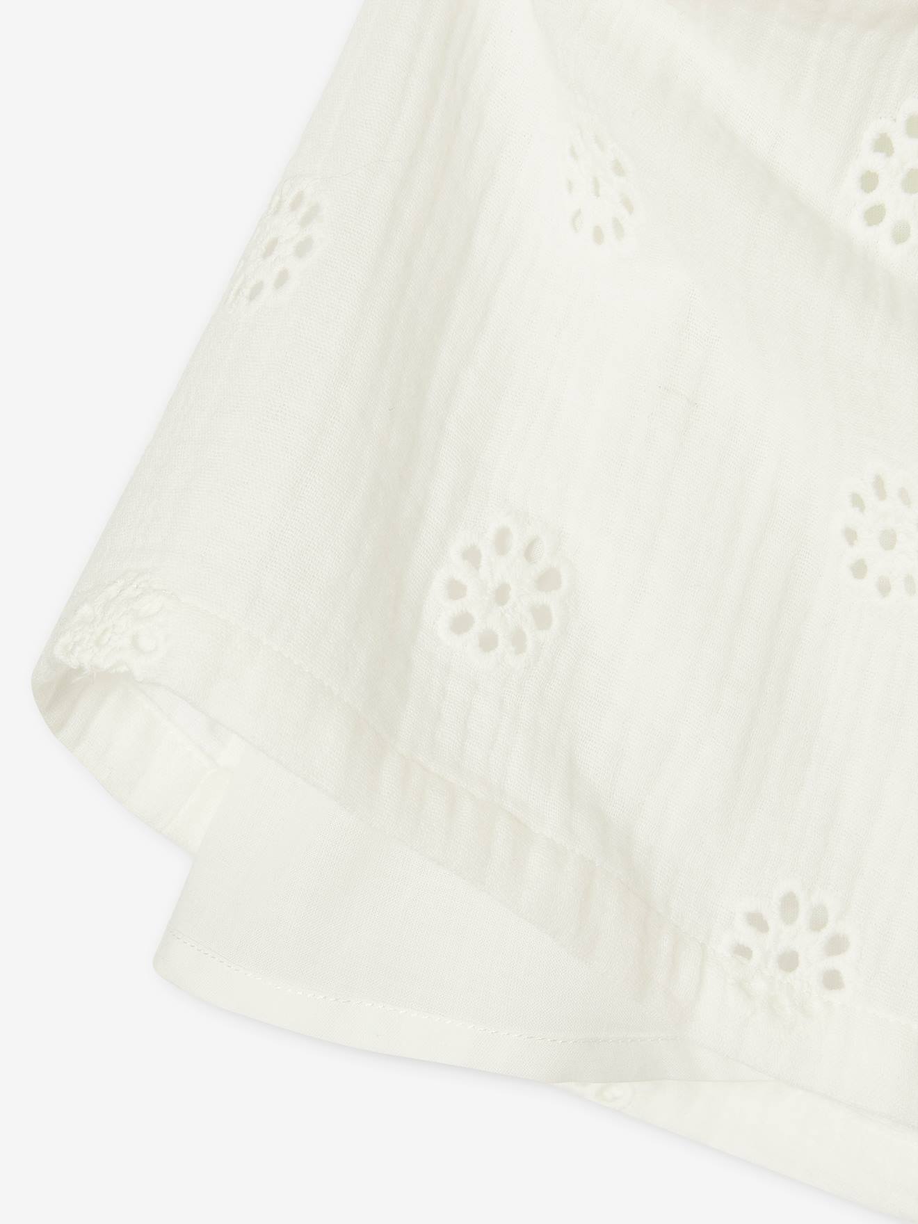 Thumbnail - Mädchen Bluse aus besticktem Musselin