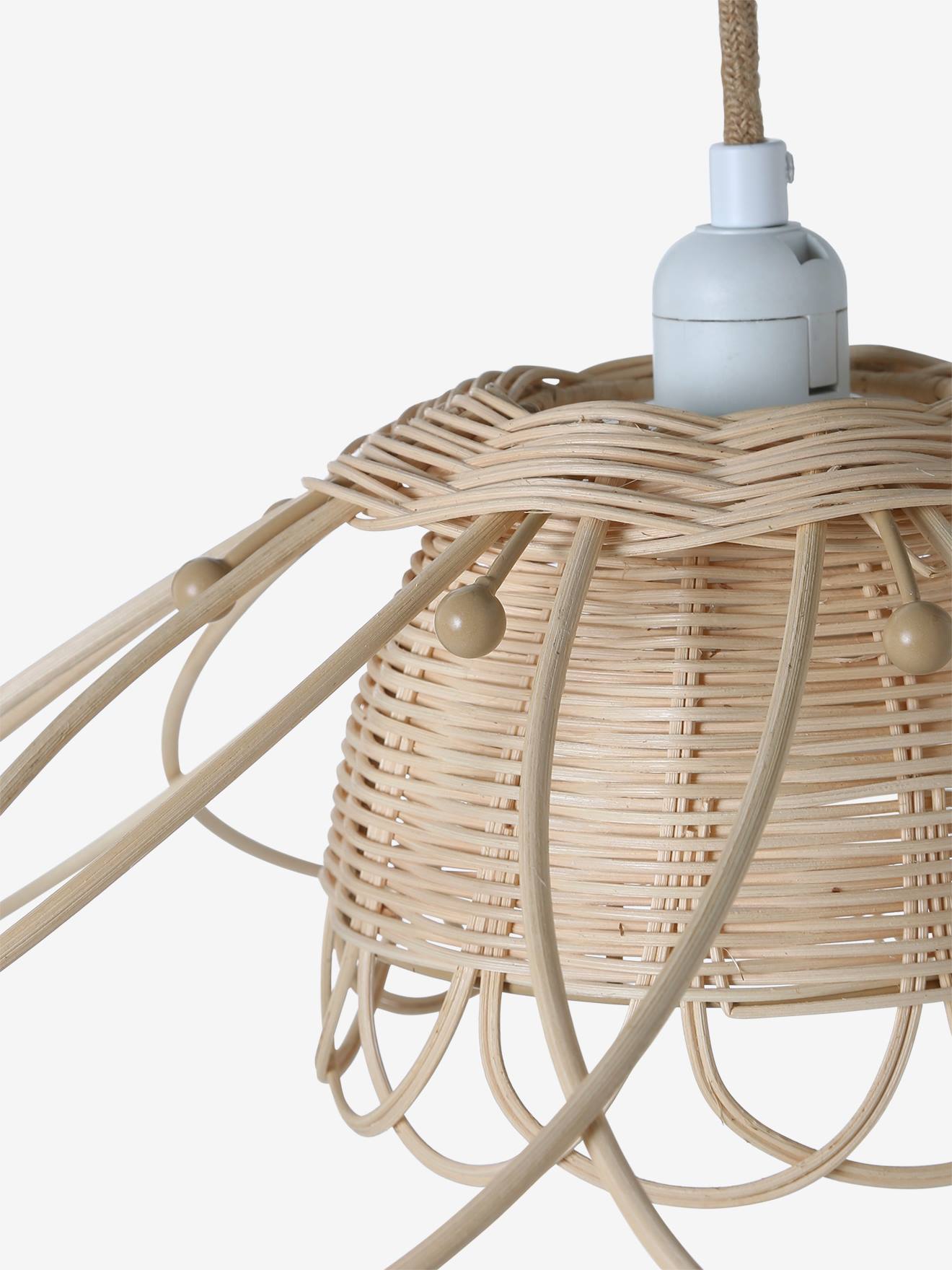 Thumbnail - Kinderzimmer Lampenschirm aus Rattan in Blumenform