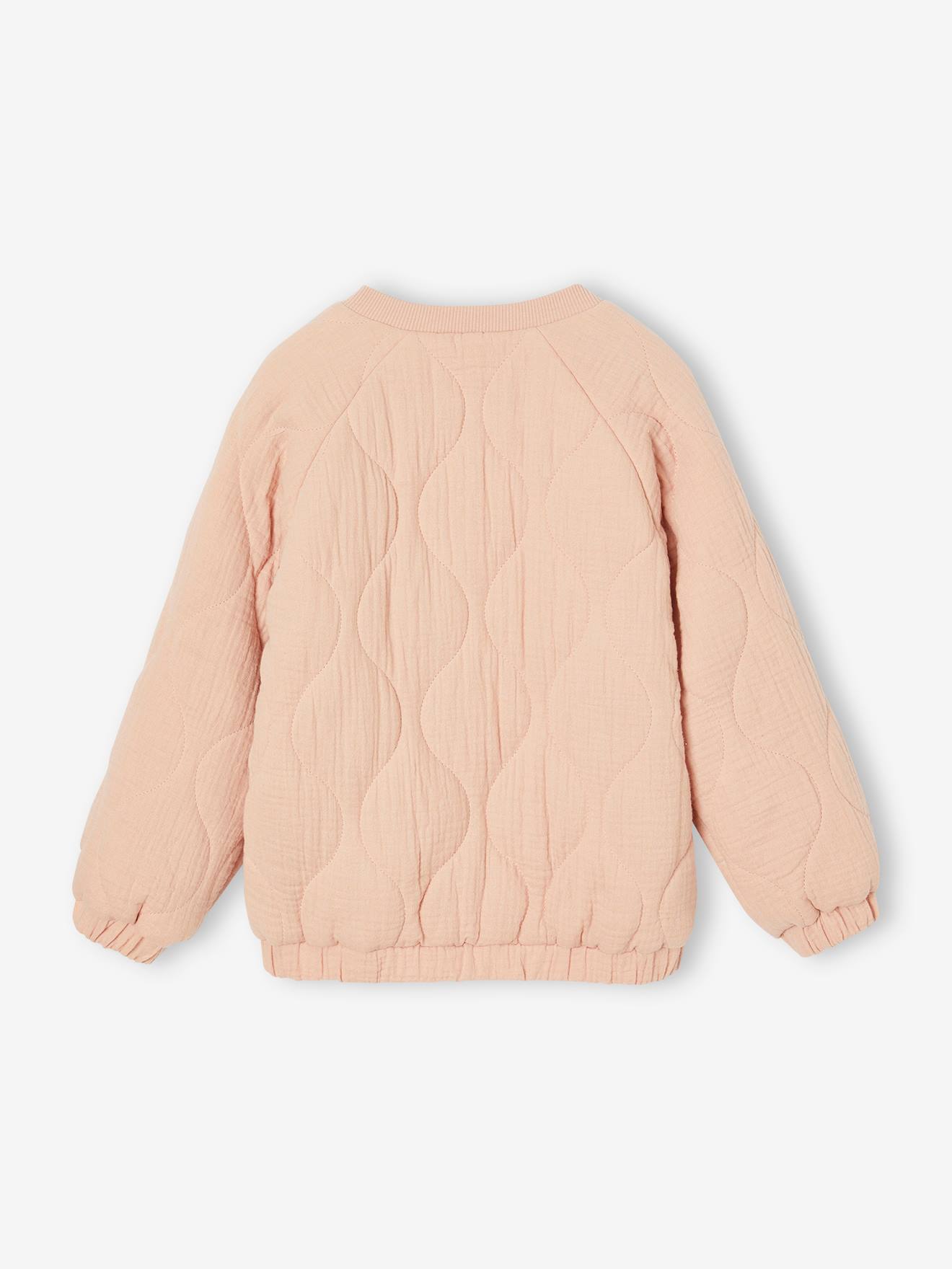 Thumbnail - Mädchen Bomberjacke aus gestepptem Musselin