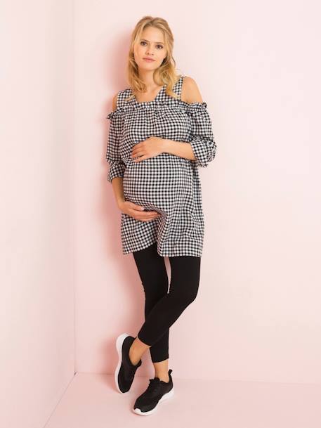 Leggings für die Schwangerschaft - schwarz - 2