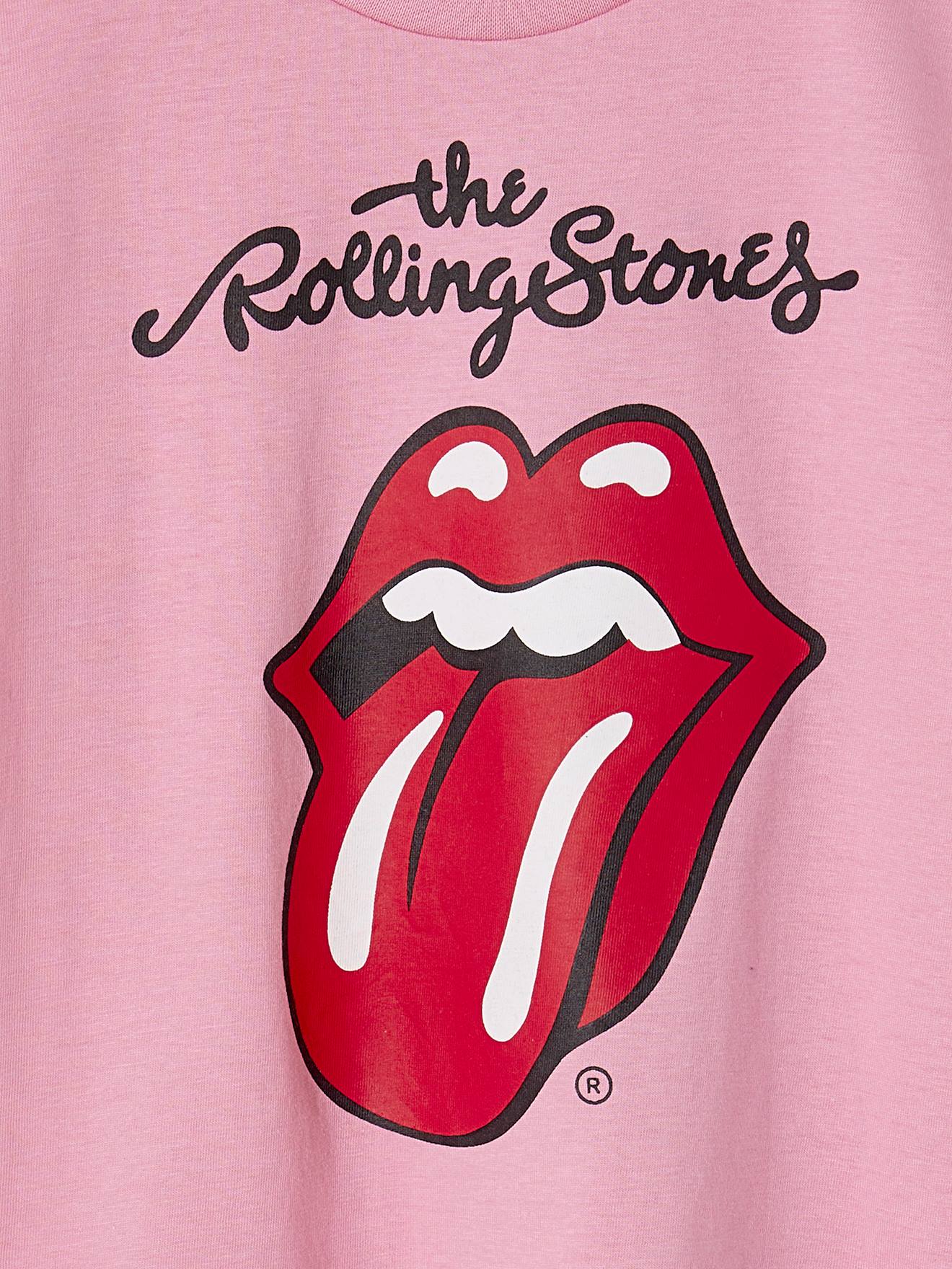 Thumbnail - Kinder T-Shirt THE ROLLING STONES mit Logo-Print pfingstrose