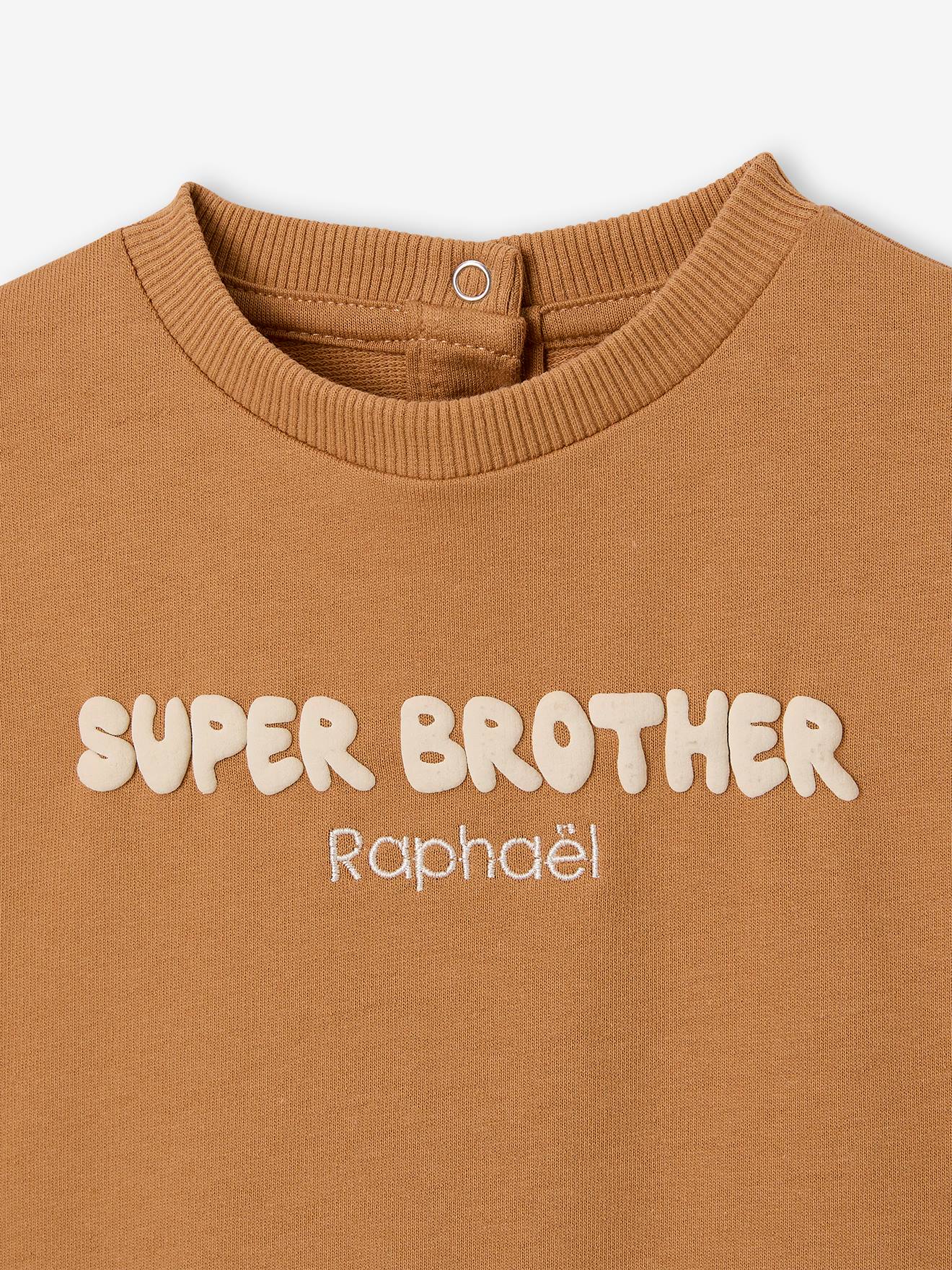Thumbnail - Baby Sweatshirt mit Druckknöpfen hinten und Recycling-Polyester