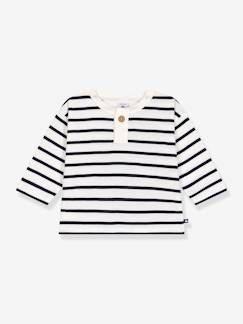 Babymode-Shirts & Rollkragenpullover-Baby Ringelshirt PETIT BATEAU