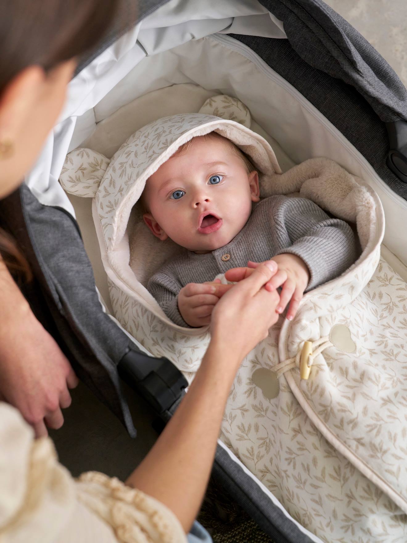 Baby Sweat-Einschlagdecke