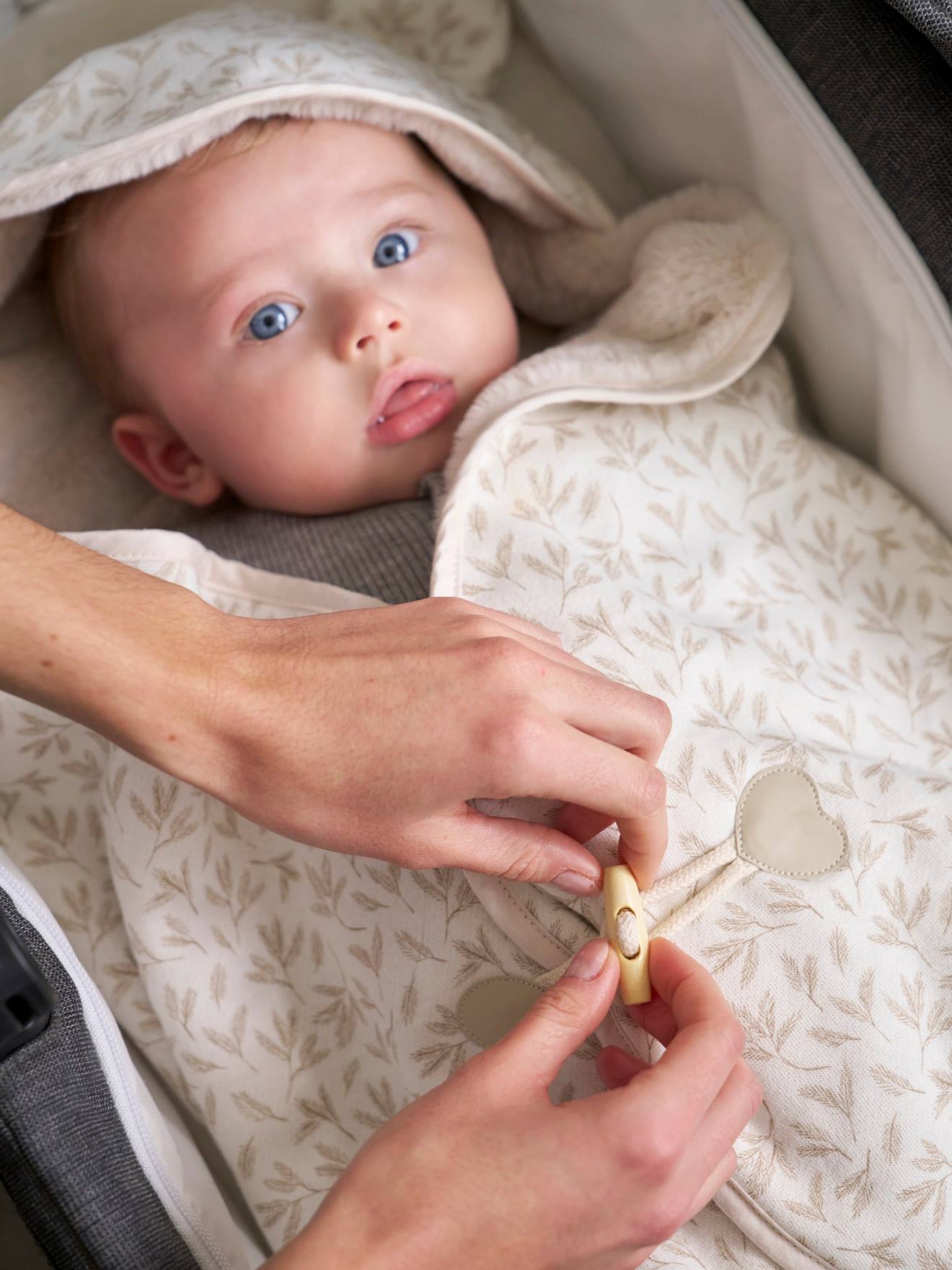 Thumbnail - Baby Sweat-Einschlagdecke