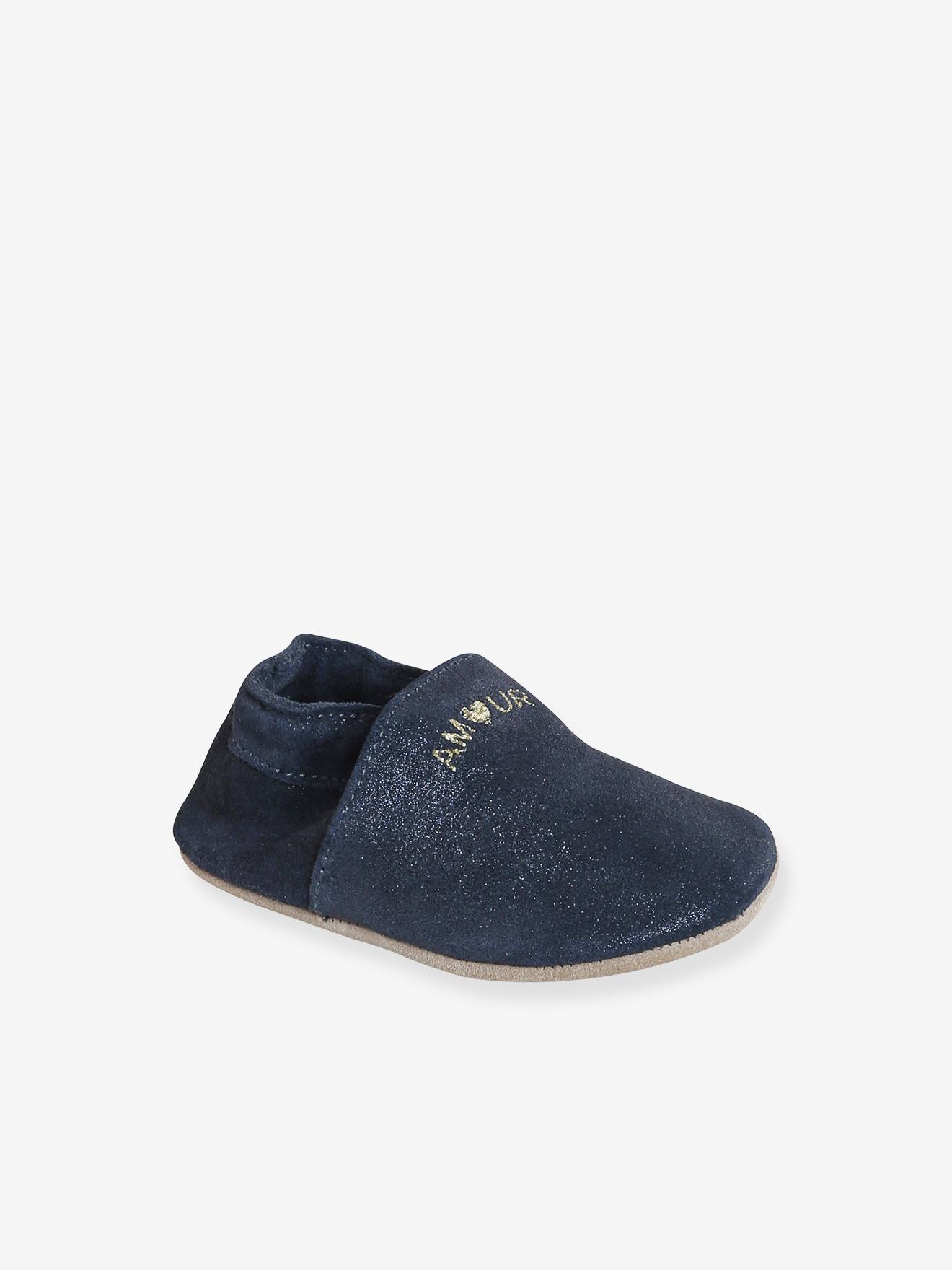 Baby Leder-Krabbelschuhe