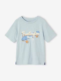 Jungenkleidung-Jungen T-Shirt mit Skater-Print und Recycling-Baumwolle