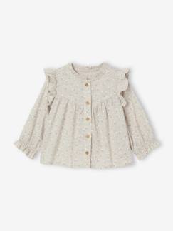 Babymode-Hemden & Blusen-Baby Bluse mit Volants