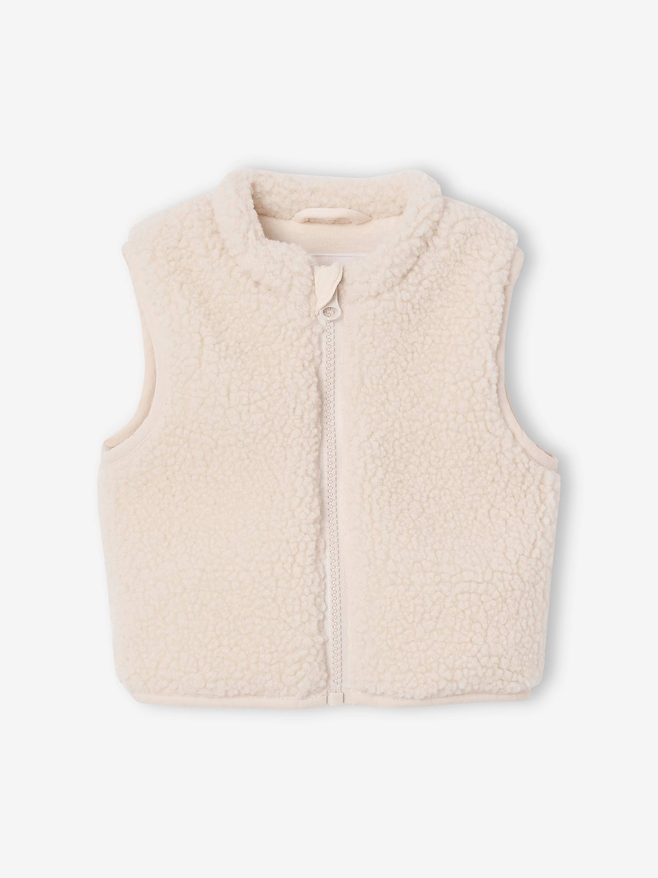 Thumbnail - Baby 3-in-1-Übergangsjacke mit Teddyfleece-Weste salbei