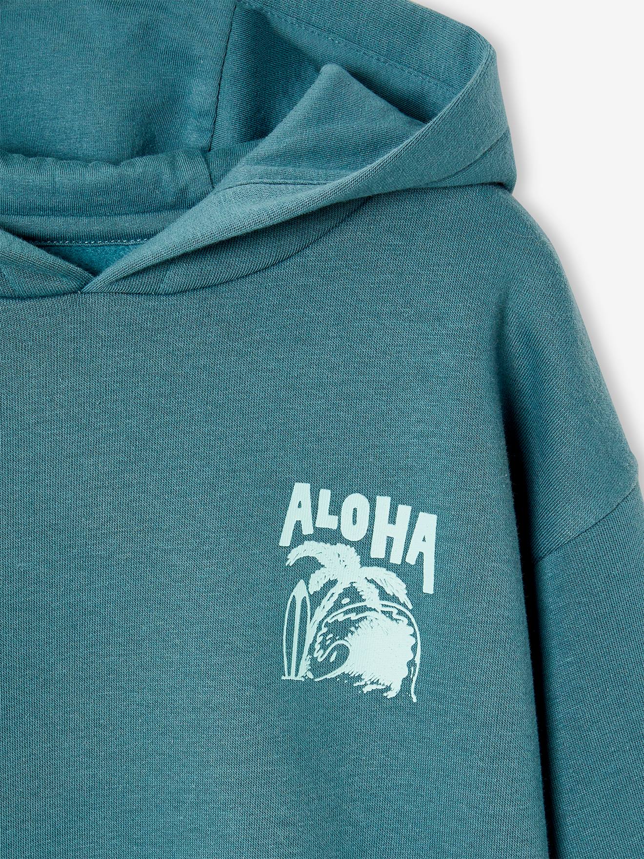 Thumbnail - Jungen Kapuzensweatshirt mit Print