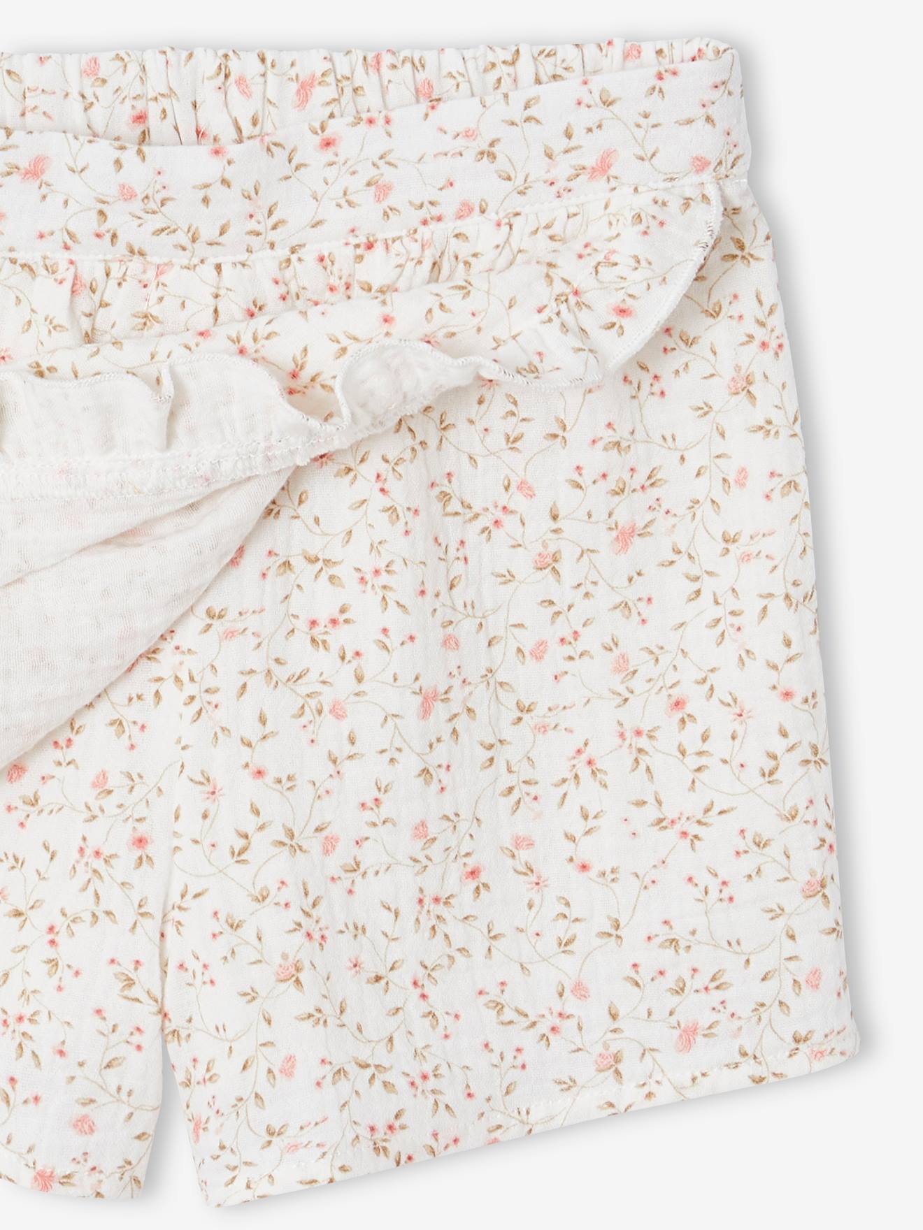 Thumbnail - Festlicher Mädchen Hosenrock mit Blumen