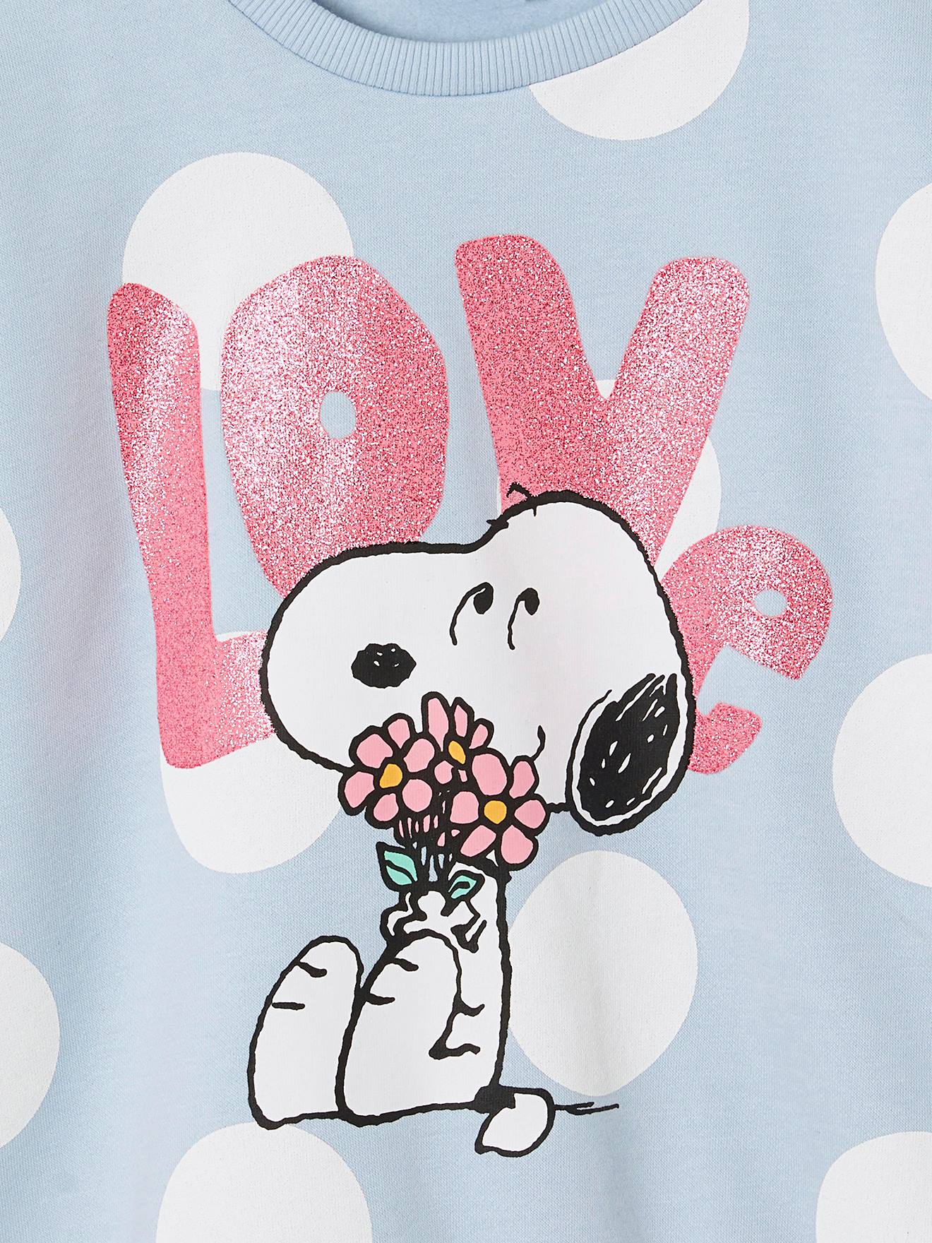 Thumbnail - Kinder Sweatshirt PEANUTS SNOOPY mit Tupfen