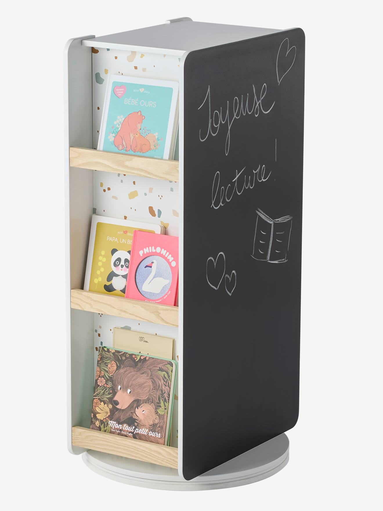 Thumbnail - Drehbares Kinderzimmer Regal TERRAZZO