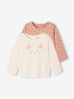 Babymode-Shirts & Rollkragenpullover-2er-Pack Baby Shirts mit Print BASIC Oeko-Tex