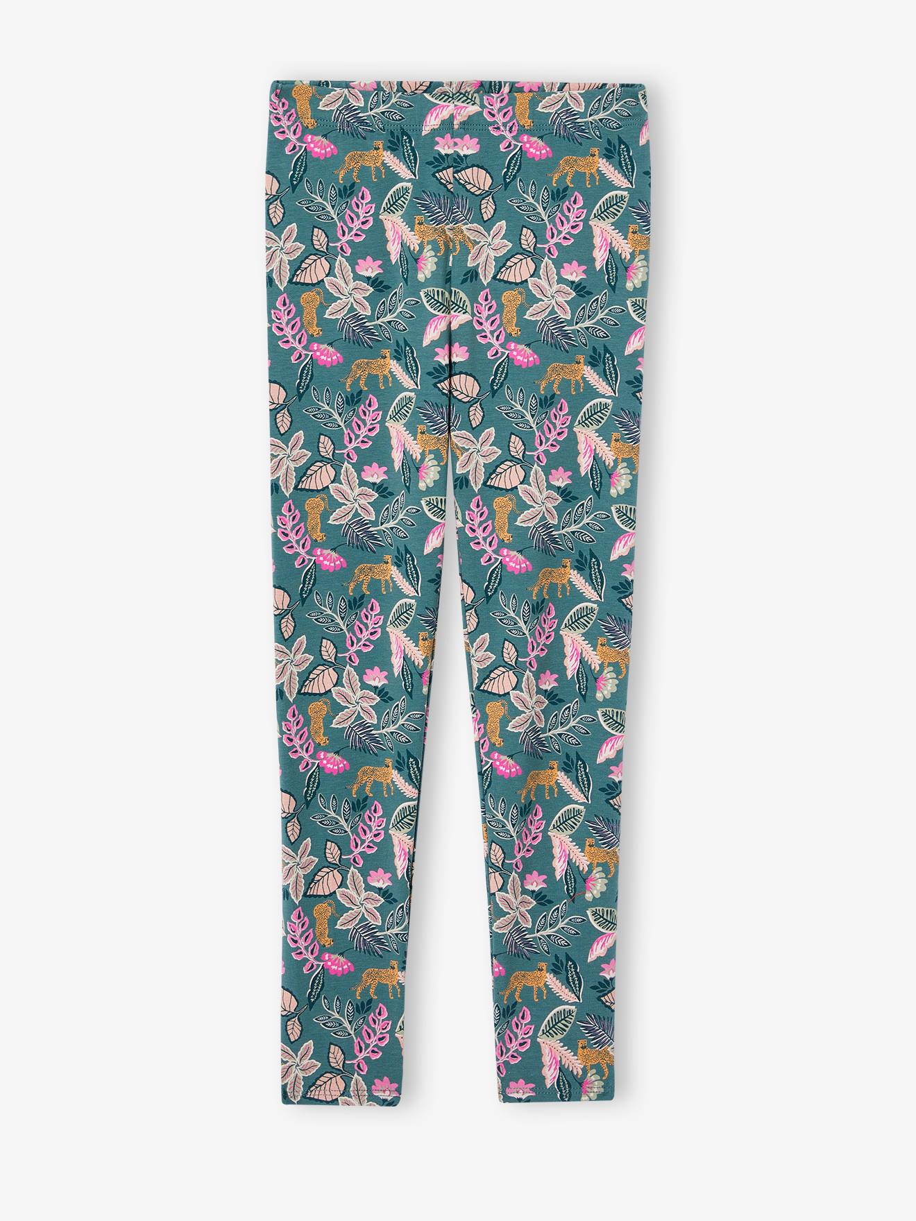 Mädchen Leggings tropical print