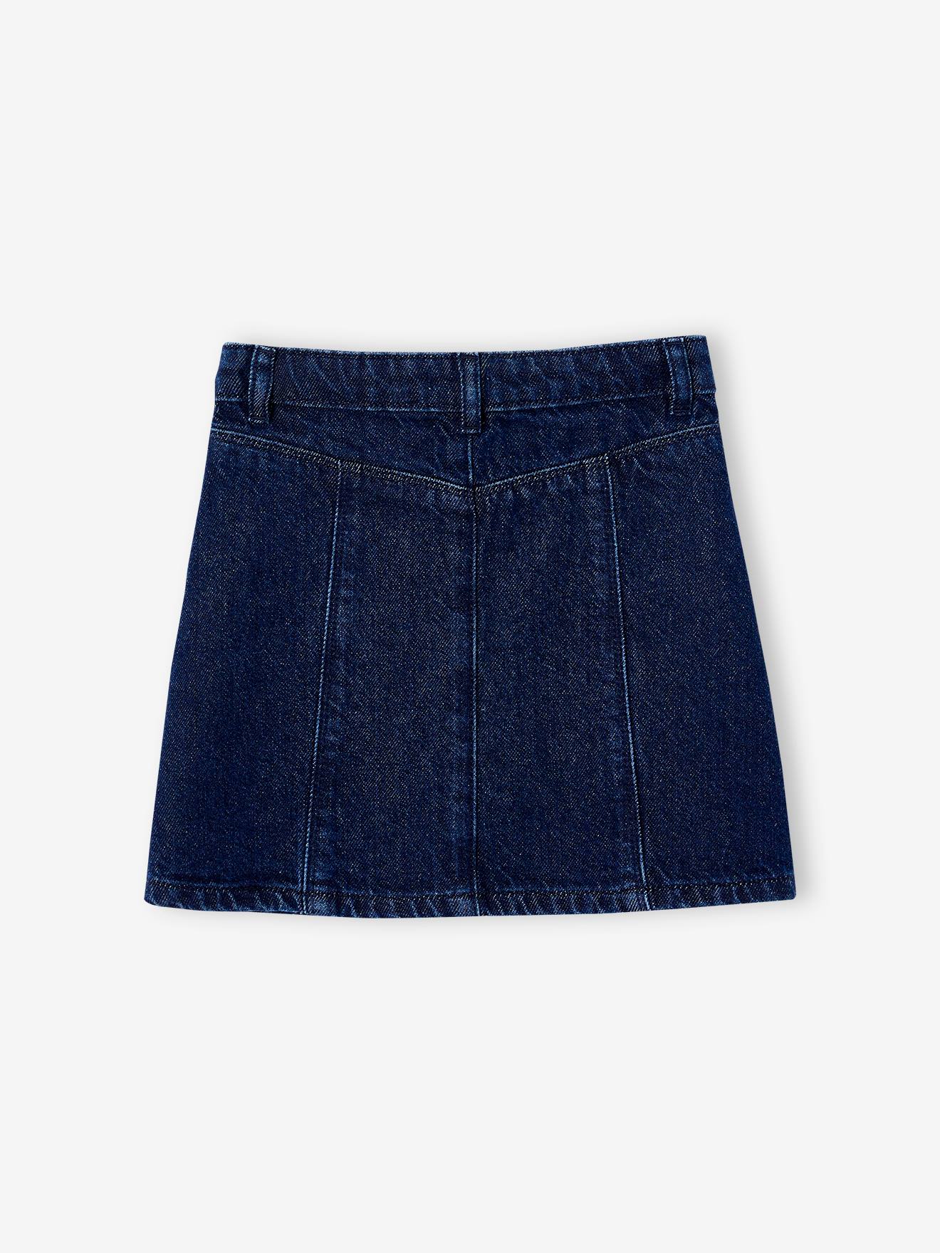 Thumbnail - Mädchen Jeansrock mit Knöpfen