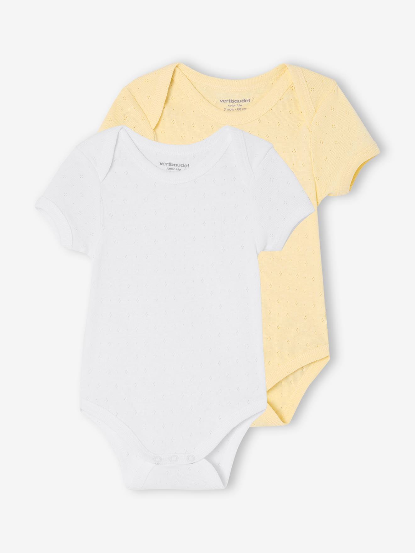 2er-Pack Baby Kurzarm-Bodys aus Jersey Bio-Baumwolle